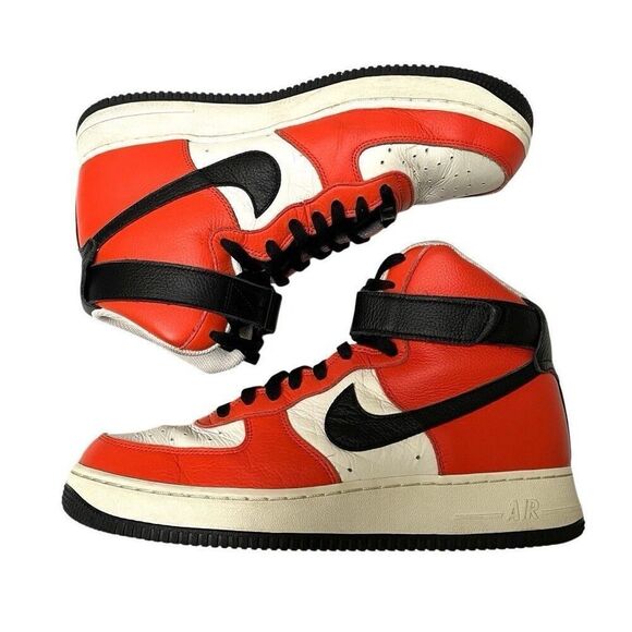 Nike Air Force 1 High Nike By You S.F. Giants DNY4168 Size 10.5 Orange Black Box main image 12